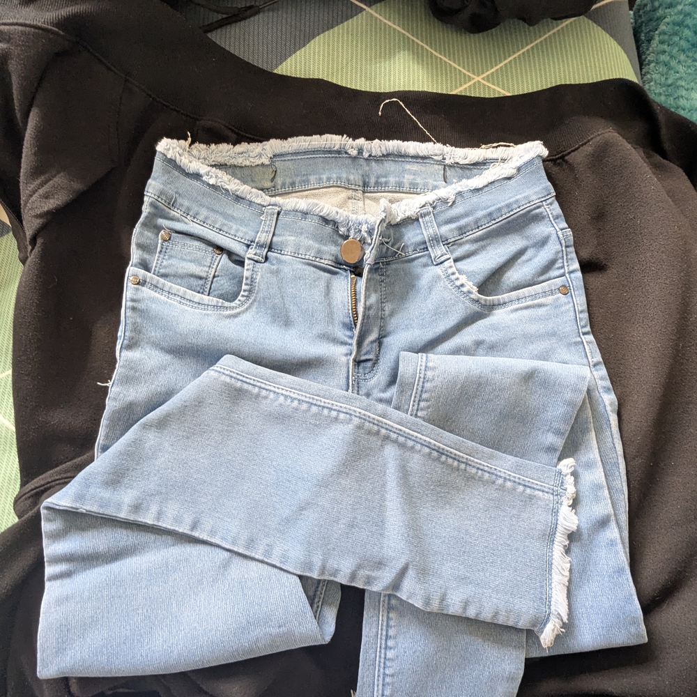 Roma Light Blue Skinny Jeans for Women